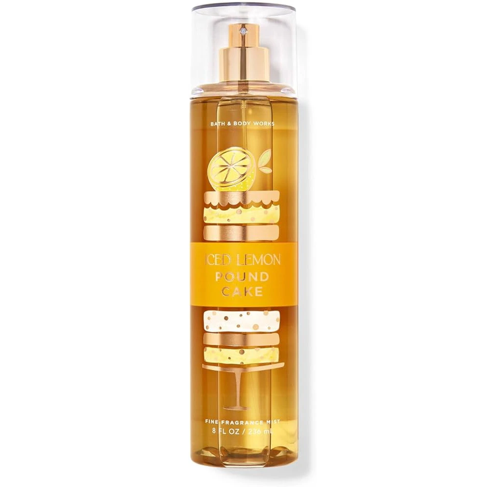 Bath Body Iced Lemon Pound Cake Body Mist Ml Farmacia Carina